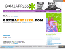 Tablet Screenshot of gombapresszo.blog.hu
