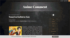 Desktop Screenshot of animecomment.blog.hu
