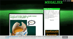 Desktop Screenshot of megalike.blog.hu