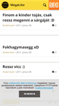 Mobile Screenshot of megalike.blog.hu