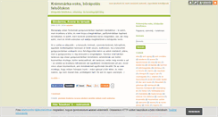 Desktop Screenshot of kremmarka.blog.hu