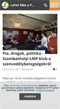 Mobile Screenshot of lmpszombathely.blog.hu