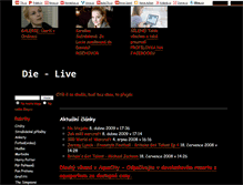 Tablet Screenshot of die-live.blog.cz