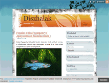 Tablet Screenshot of diszhalak.blog.hu