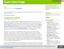 Tablet Screenshot of csekegabor.blog.hu