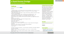 Desktop Screenshot of akoronaorszaga.blog.hu