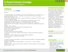 Tablet Screenshot of akoronaorszaga.blog.hu