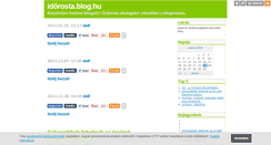 Desktop Screenshot of idorosta.blog.hu