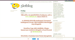 Desktop Screenshot of ajandekotlet.blog.hu