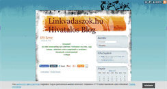 Desktop Screenshot of linkvadaszok.blog.hu