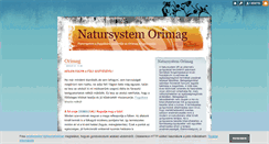 Desktop Screenshot of natursystem.blog.hu