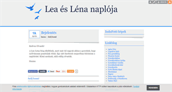 Desktop Screenshot of leababa.blog.hu