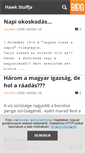 Mobile Screenshot of hawkstuff.blog.hu