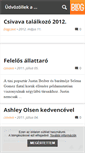 Mobile Screenshot of cel-ebek.blog.hu