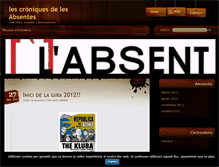 Tablet Screenshot of labsent.blog.cat
