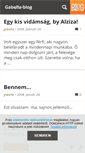 Mobile Screenshot of gabella.blog.hu