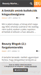 Mobile Screenshot of beautymarketing.blog.hu