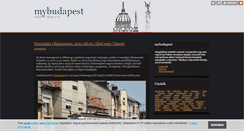 Desktop Screenshot of mybudapest.blog.hu