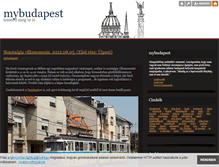 Tablet Screenshot of mybudapest.blog.hu