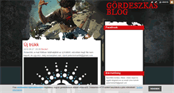 Desktop Screenshot of gordeszkas.blog.hu