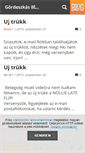 Mobile Screenshot of gordeszkas.blog.hu