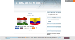 Desktop Screenshot of bogota.blog.hu