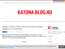 Tablet Screenshot of katona.blog.hu