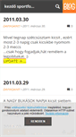Mobile Screenshot of kezdotippmixes.blog.hu