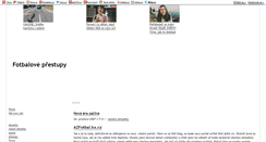 Desktop Screenshot of fotbaloveprestupy.blog.cz