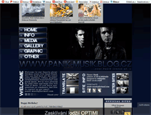 Tablet Screenshot of panik-musik.blog.cz