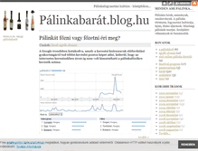 Tablet Screenshot of palinkabarat.blog.hu