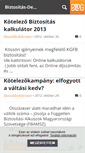 Mobile Screenshot of biztositas-debrecen.blog.hu
