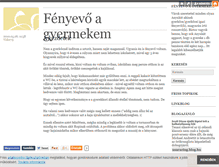Tablet Screenshot of fenyevok.blog.hu
