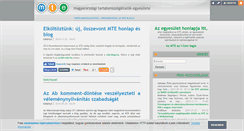 Desktop Screenshot of mte.blog.hu