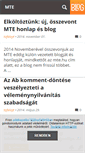 Mobile Screenshot of mte.blog.hu