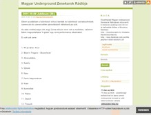 Tablet Screenshot of magyarunderzeneradio.blog.hu