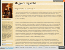 Tablet Screenshot of oligarcha.blog.hu