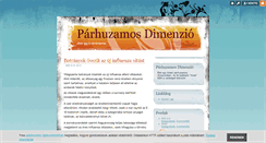 Desktop Screenshot of parhuzamosdimenzio.blog.hu