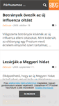 Mobile Screenshot of parhuzamosdimenzio.blog.hu