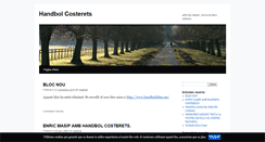 Desktop Screenshot of handbolcosterets.blog.cat