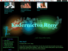 Tablet Screenshot of kadernictvo-rony.blog.cz