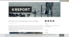 Desktop Screenshot of kreport.blog.hu