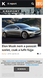Mobile Screenshot of kreport.blog.hu