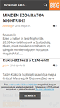 Mobile Screenshot of kozgazbicikli.blog.hu