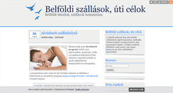 Desktop Screenshot of belfoldiszallas.blog.hu