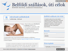 Tablet Screenshot of belfoldiszallas.blog.hu