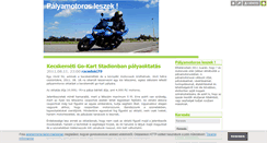 Desktop Screenshot of palyamotorosleszek.blog.hu