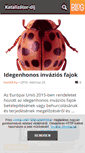 Mobile Screenshot of katalizatordij2010.blog.hu