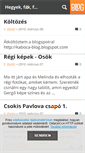 Mobile Screenshot of kaboca.blog.hu