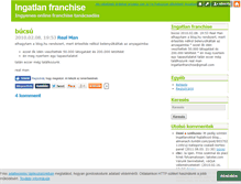 Tablet Screenshot of ingatlanfranchise.blog.hu